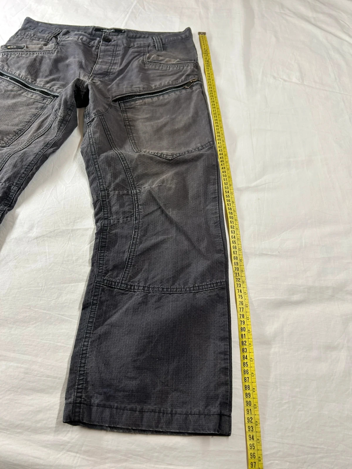 Pantalón corto gris vintage Celio estilo retro y2k – photo 4